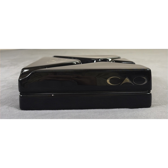 2009 CAO MX2 Ceramic Cigar Ashtray, Tabletop, 10 in x 7.5 inches, Black Charity - Picture 5 of 14